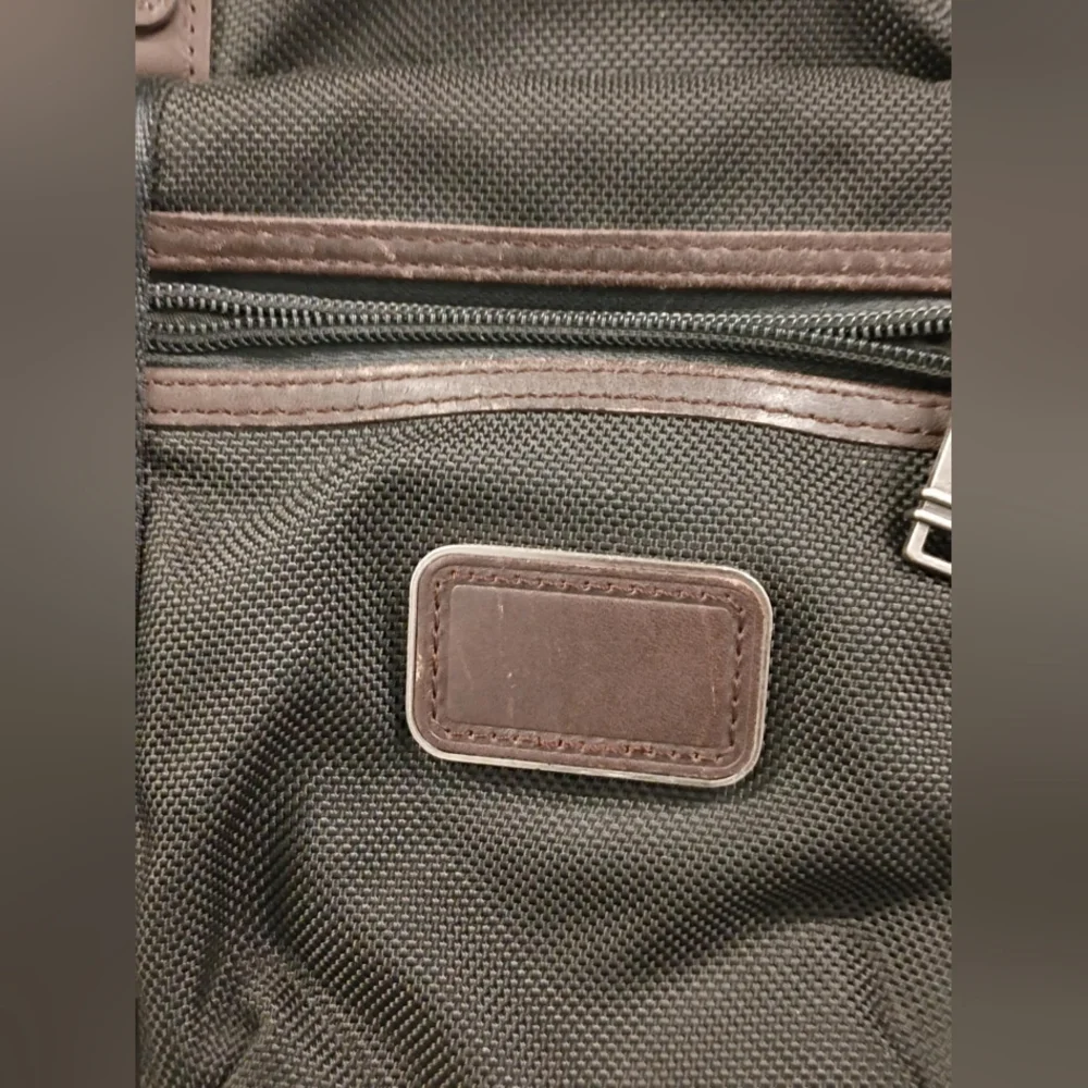 TUMI Alpha Nylon & Leather Briefcase‎ Black